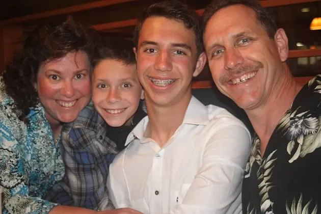 Dr. Dan Scheid with his family