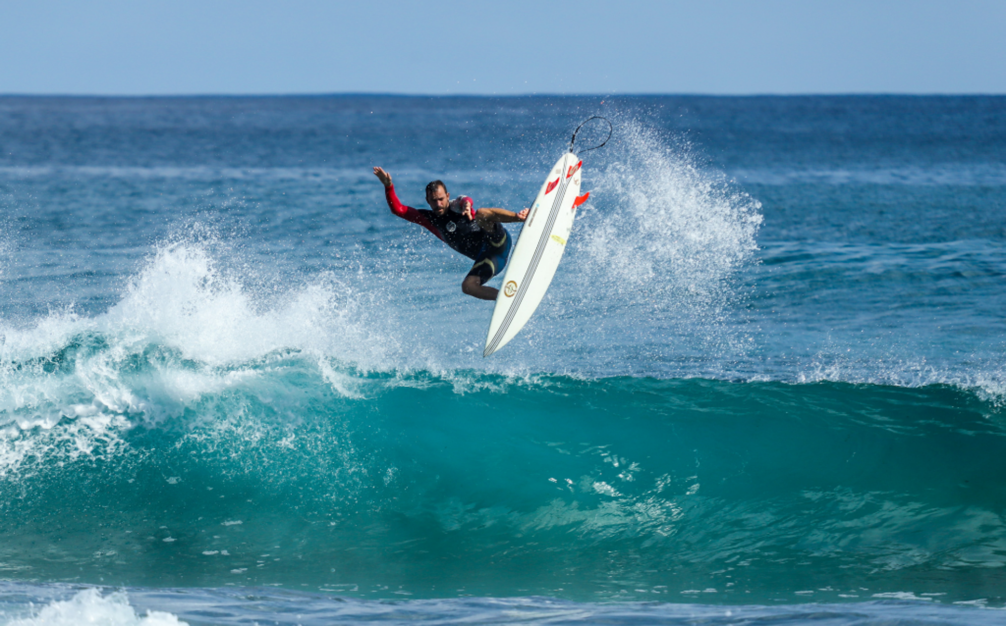 Surfer in air